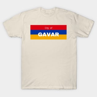 City of Gavar in Armenia Flag T-Shirt